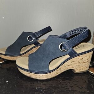 Clarks Giselle Sea Women's Sandal Size 6.5